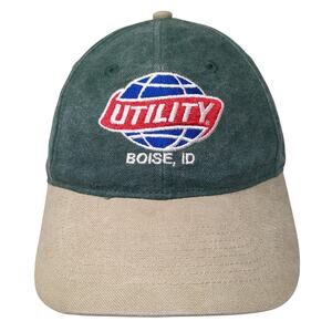 Utility Boise, ID Slideback Baseball Cap Green One Size Headshots By Kc Caps